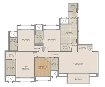  4 BHK Apartment at Hiranandani Lake Enclave, Ghodbunder Road – for Rent