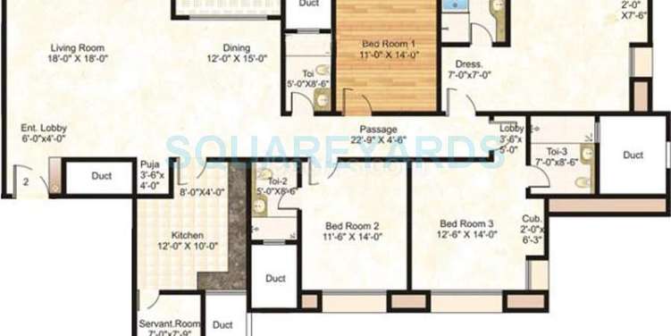 hiranandani meadows apartment 4bhk 2645sqft1