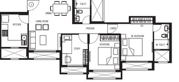  2 BHK Apartment at Hiranandani Obelia The Walk, Ghodbunder Road – for Rent
