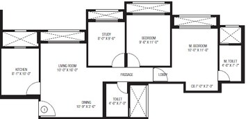  3 BHK Apartment at Hiranandani Obelia The Walk, Hiranandani Estate – for Rent