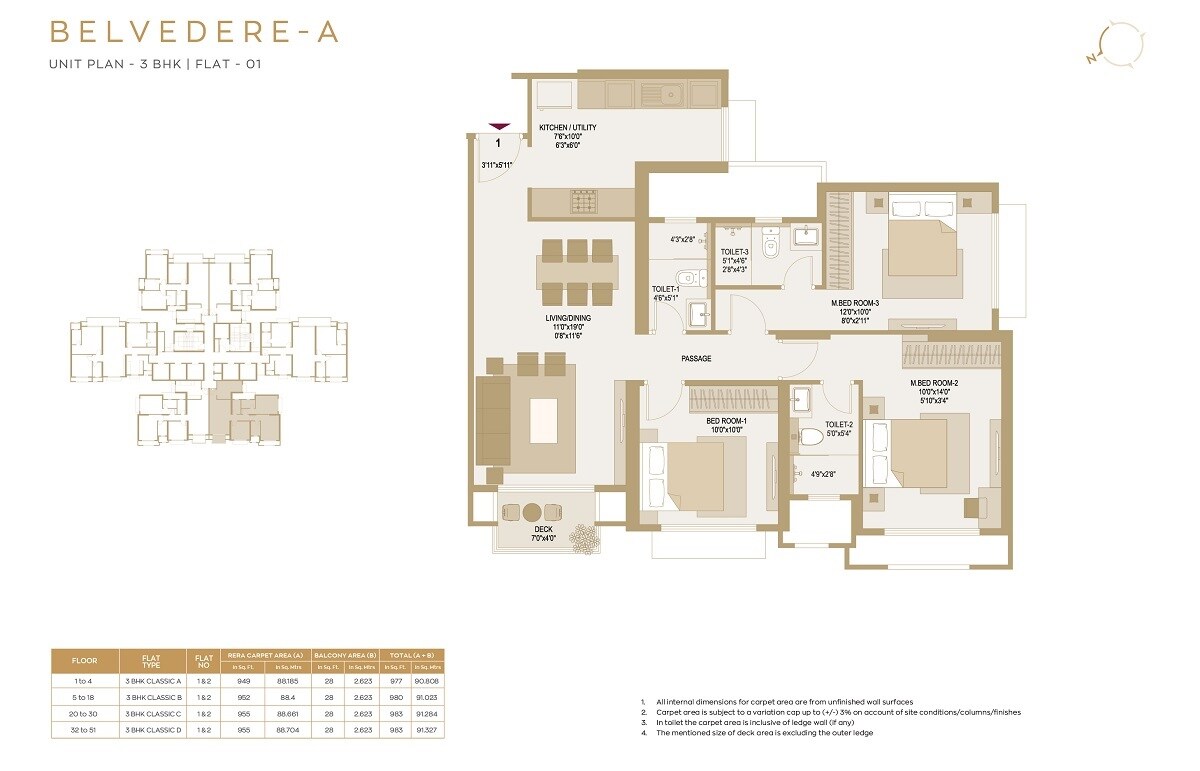 Other, hiranandani-westgate 3 Bedroom 1090 Sq.Ft. Apartment In Ghodbunder Road Thane 8834804