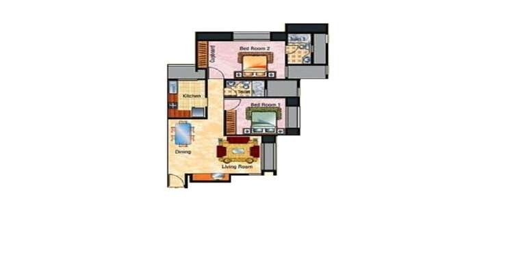 hiranandani woodrose apartment 2 bhk 999sqft 20212705172745