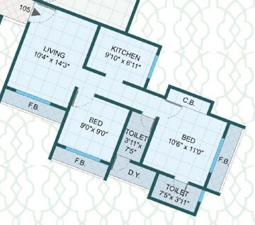  2 BHK Apartment at Horizon Classique 2, Ghodbunder Road – for Rent