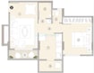 Hubtown Iris 1 BHK Layout