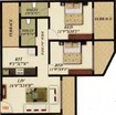 Jamnabai Apartment 2 BHK Layout