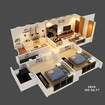 Jaycee Bhagtani Riyo Phase II 2 BHK Layout