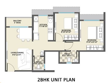  2 BHK Apartment at Jewel Vistaz, Kalyan East – for Sale