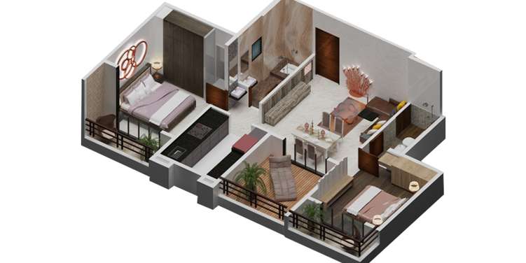 jhalak luxuria apartment 2 bhk 710sqft 20212619132644