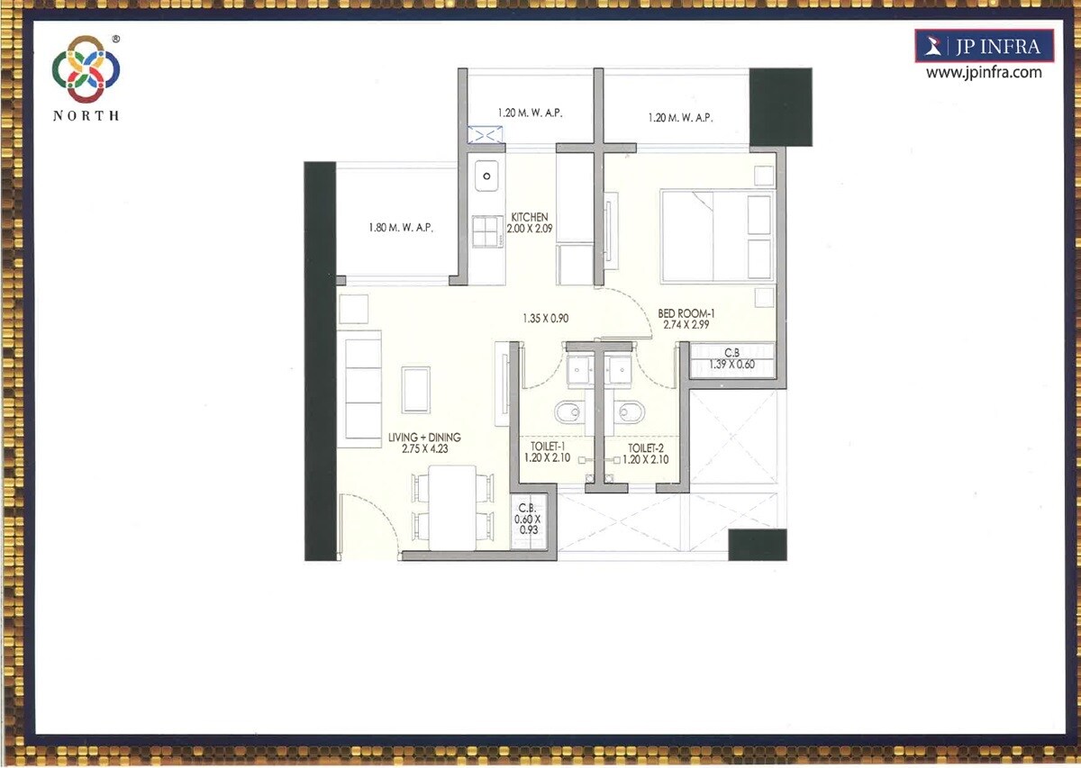 Other, jp-codename-starlife 1 Bedroom 407 Sq.Ft. Apartment In Mira Road Thane 9607773