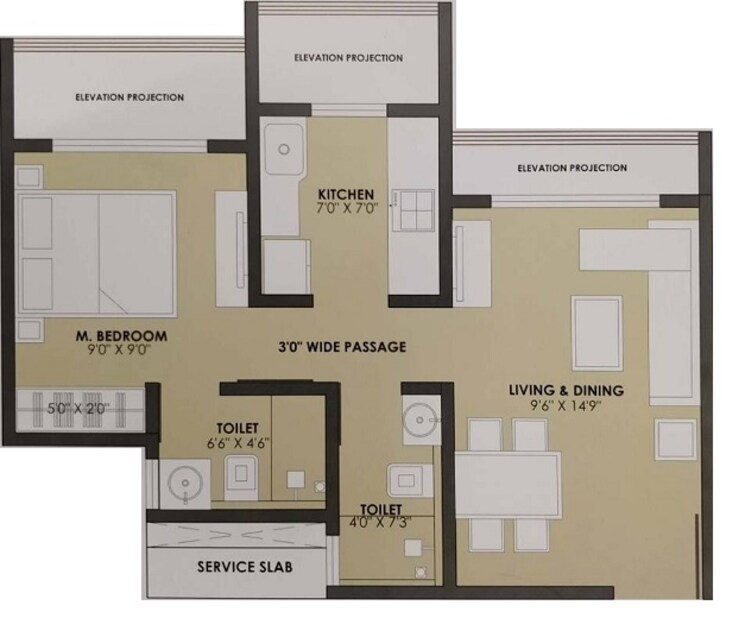 Other, jp-north 1 Bedroom 350 Sq.Ft. Apartment In Mira Road Thane 8859571