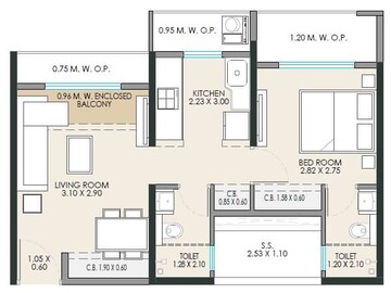  1 BHK Apartment at JP North, Mira Road – for Rent