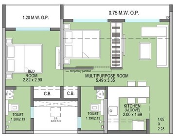  2 BHK Apartment at JP North, Mira Road – for Rent