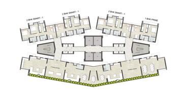 2 BHK Apartment at Kalpataru Immensa, Kolshet Road – for Rent