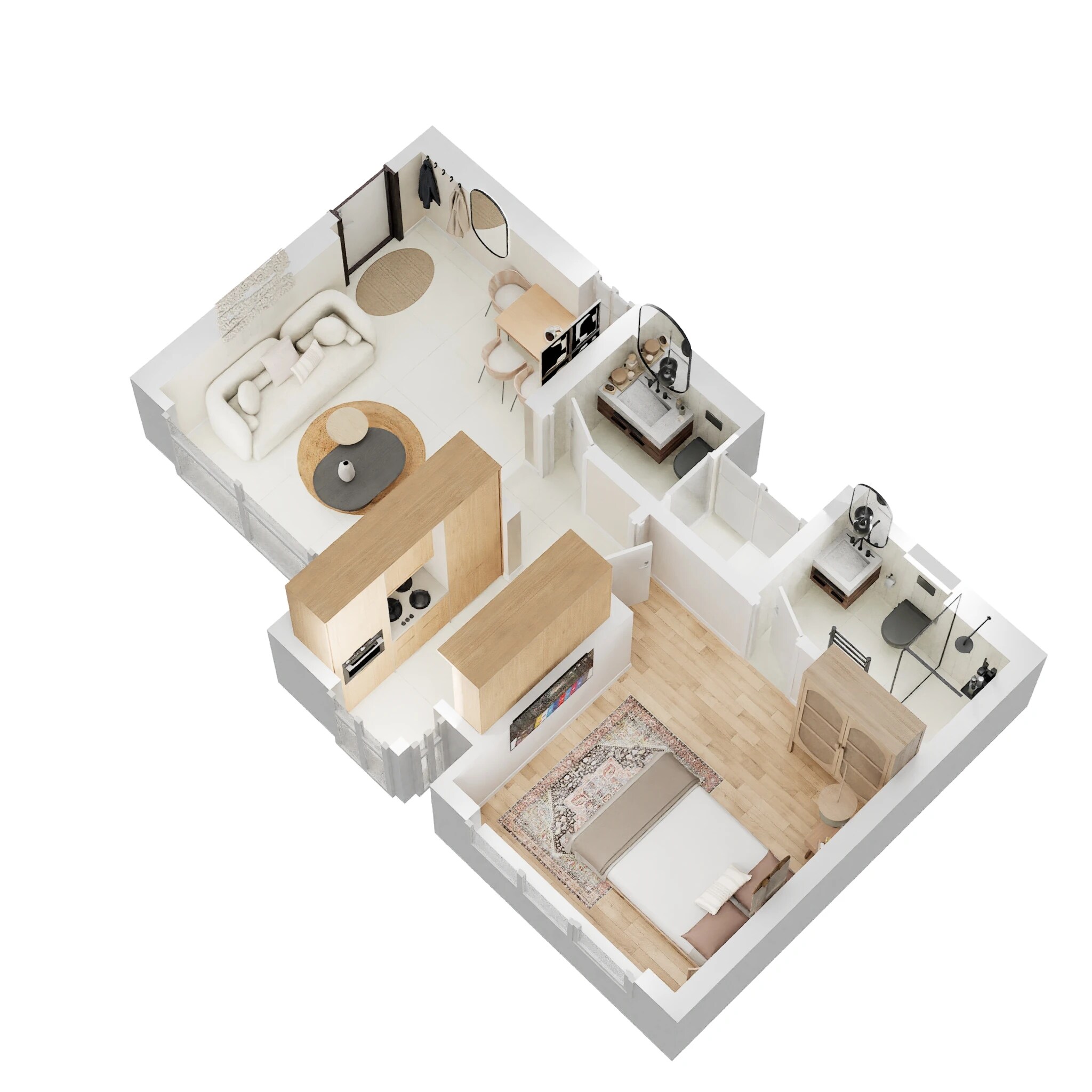 1 BHK 468 Sq. Ft. Apartment