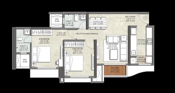  2 BHK Apartment at Kalpataru Srishti, Mira Road – for Sale