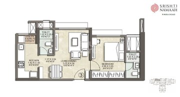  1 BHK Apartment at Kalpataru Srishti Namaah, Mira Road – for Sale