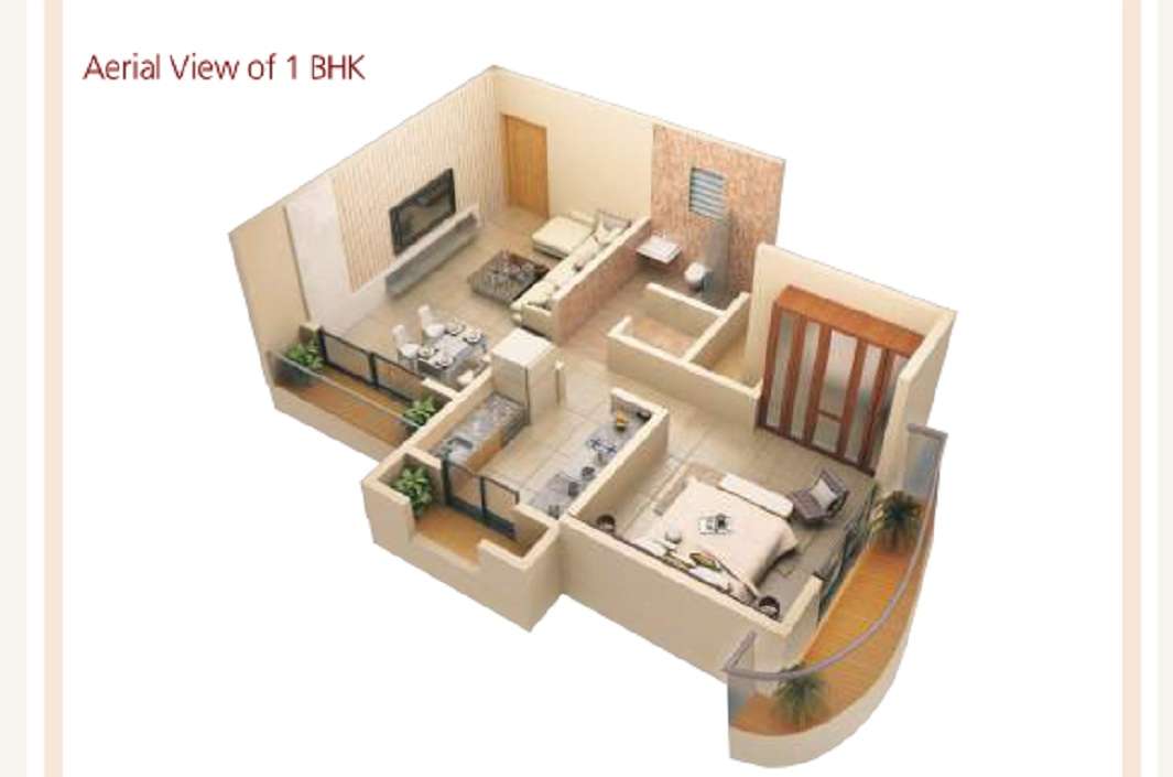 1 BHK 470 Sq. Ft. Apartment in Kapleshwara Pinnacle Gloria