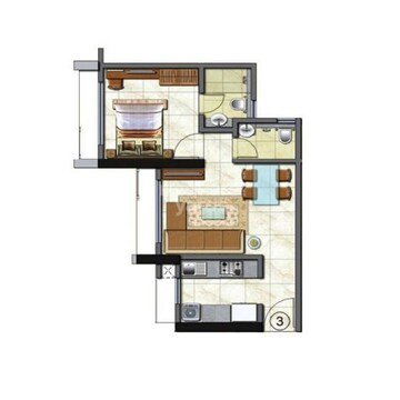 1 BHK Apartment at Kanakia Beverly Heights, Bhayandar East – for Sale
