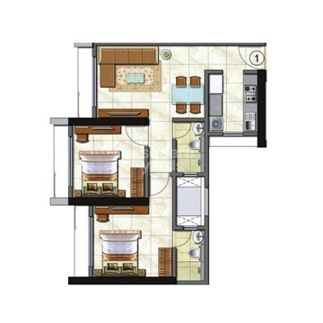  2 BHK Apartment at Kanakia Beverly Heights, Bhayandar East – for Sale
