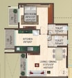 Kanungos Garden City 1 BHK Layout