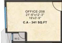 341 Sq. Ft. Office Space