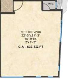 kashikar primus business park office space 633sqft61