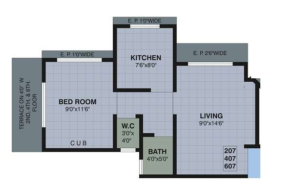 kendale emeralds apartment 1 bhk 417sqft 20230029150033