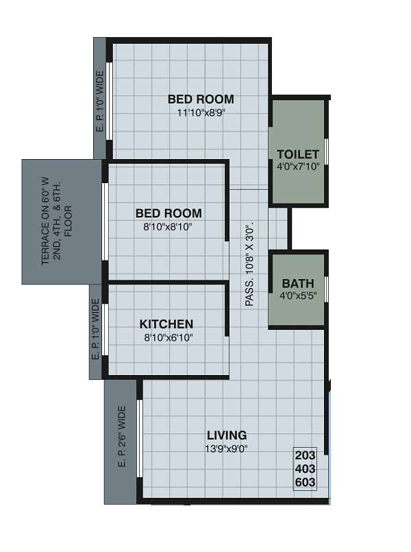 kendale emeralds apartment 2 bhk 519sqft 20230329150300