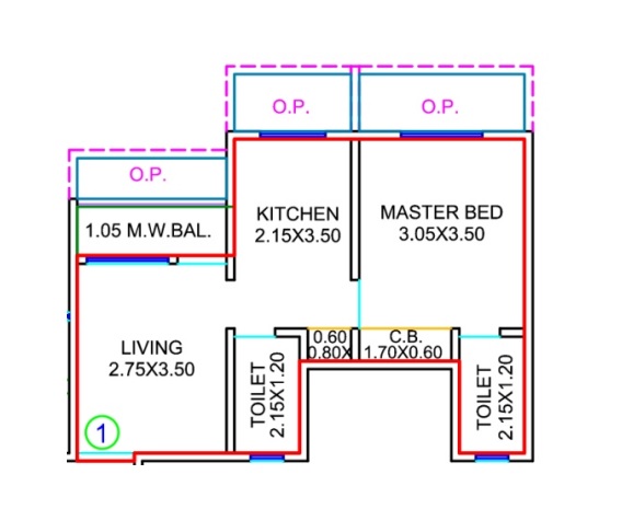 1 BHK 368 Sq. Ft. Apartment in Laxmi Heights Bhayandar