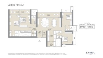  4 BHK Apartment at LnT Evara Heights, Panch Pakhadi – for Sale