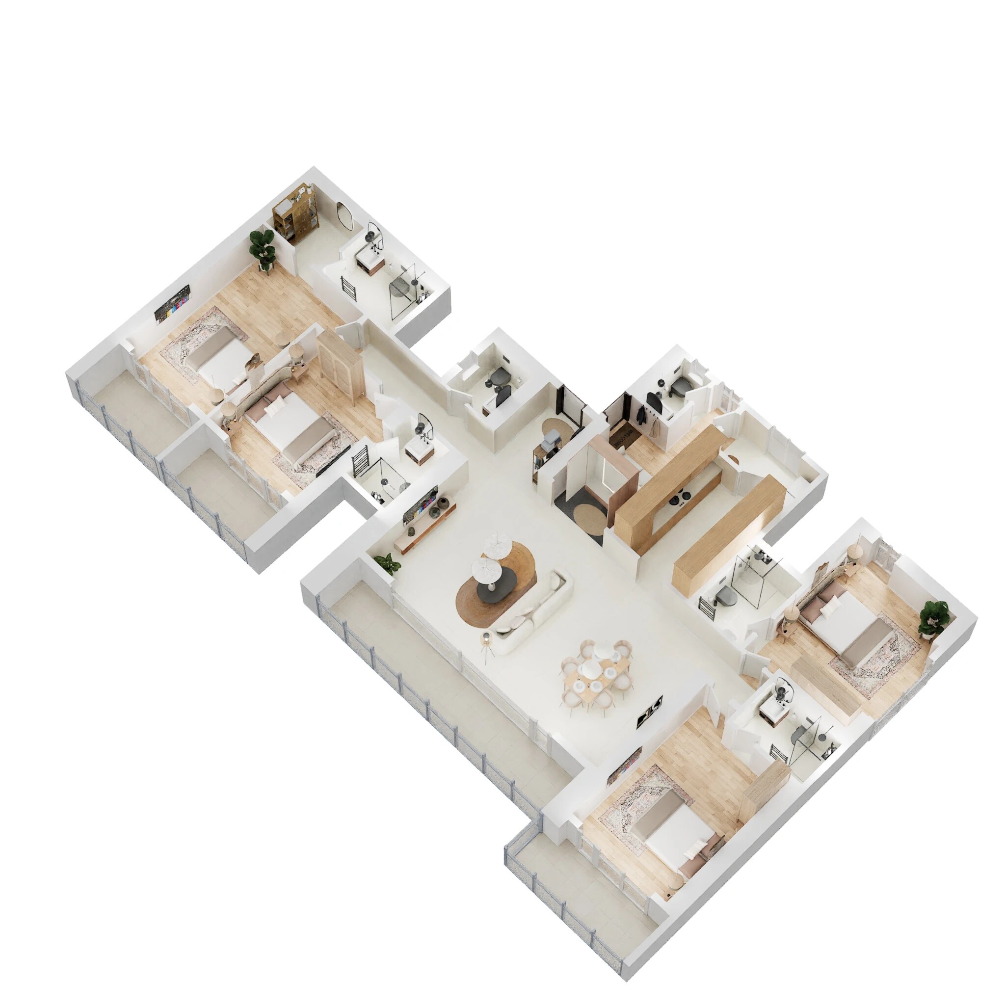 4 BHK 2235 Sq. Ft. Apartment