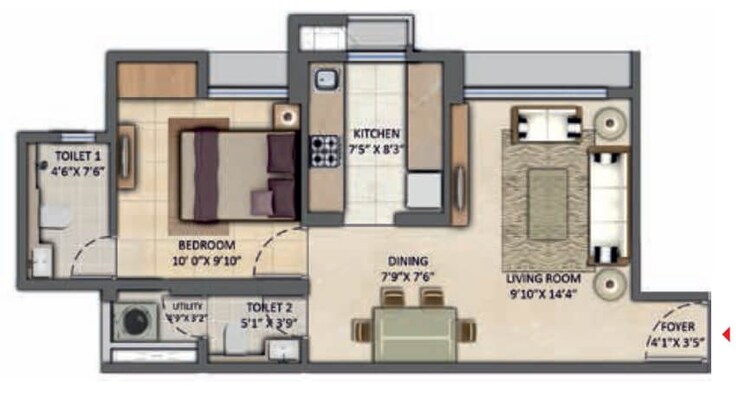 Other, lodha-amara 1 Bedroom 430 Sq.Ft. Apartment In Kolshet Road Thane 8778999