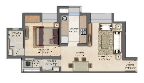 Other, lodha-amara 1 Bedroom 453 Sq.Ft. Apartment In Kolshet Road Thane 9274776