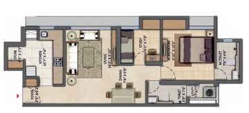  2 BHK Apartment at Lodha Amara, Kolshet Road – for Sale