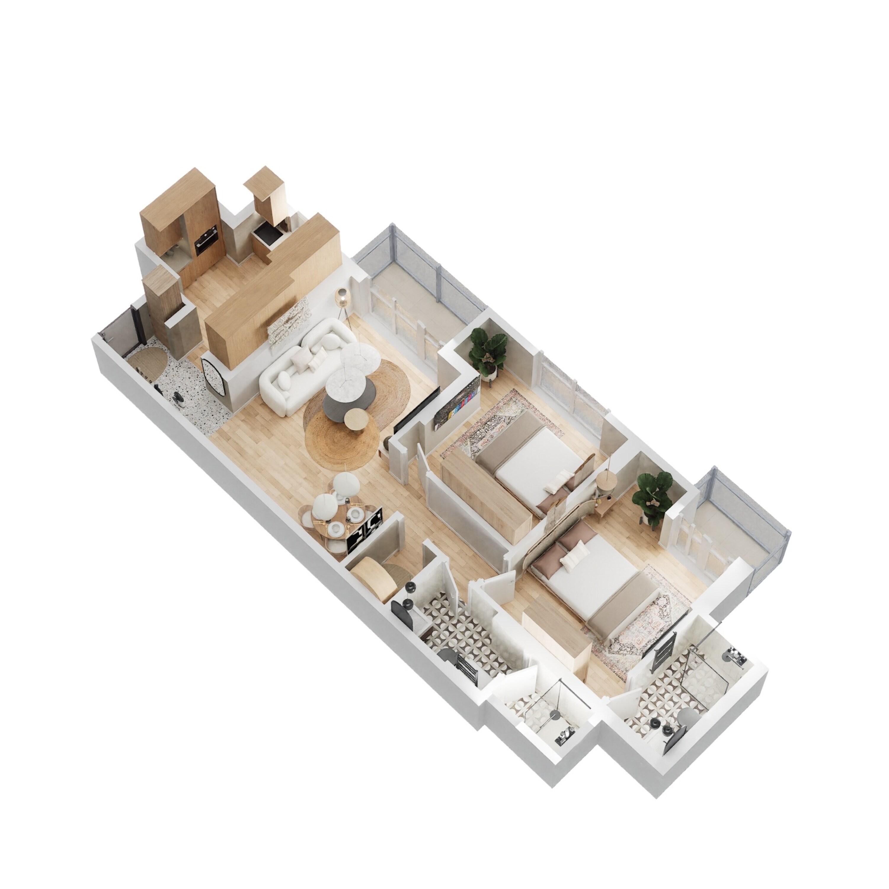 lodha amara tower 6 and 22 apartment 2bhk 639sqft21 3d 5497