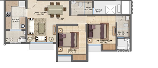 lodha anjur upper thane apartment 2bhk 850sqft 61