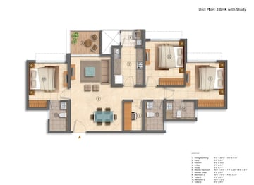  3 BHK Apartment at Lodha Bellavista, Manpada – for Sale