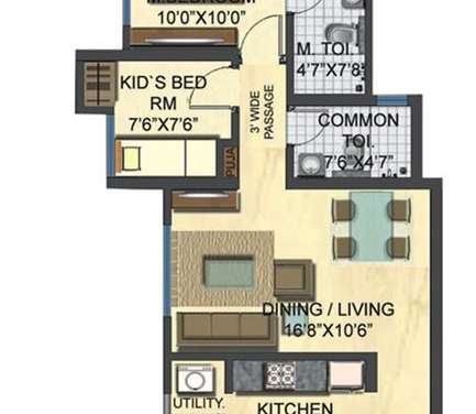 lodha casa bella gold apartment 2 bhk 918sqft 20214727144727