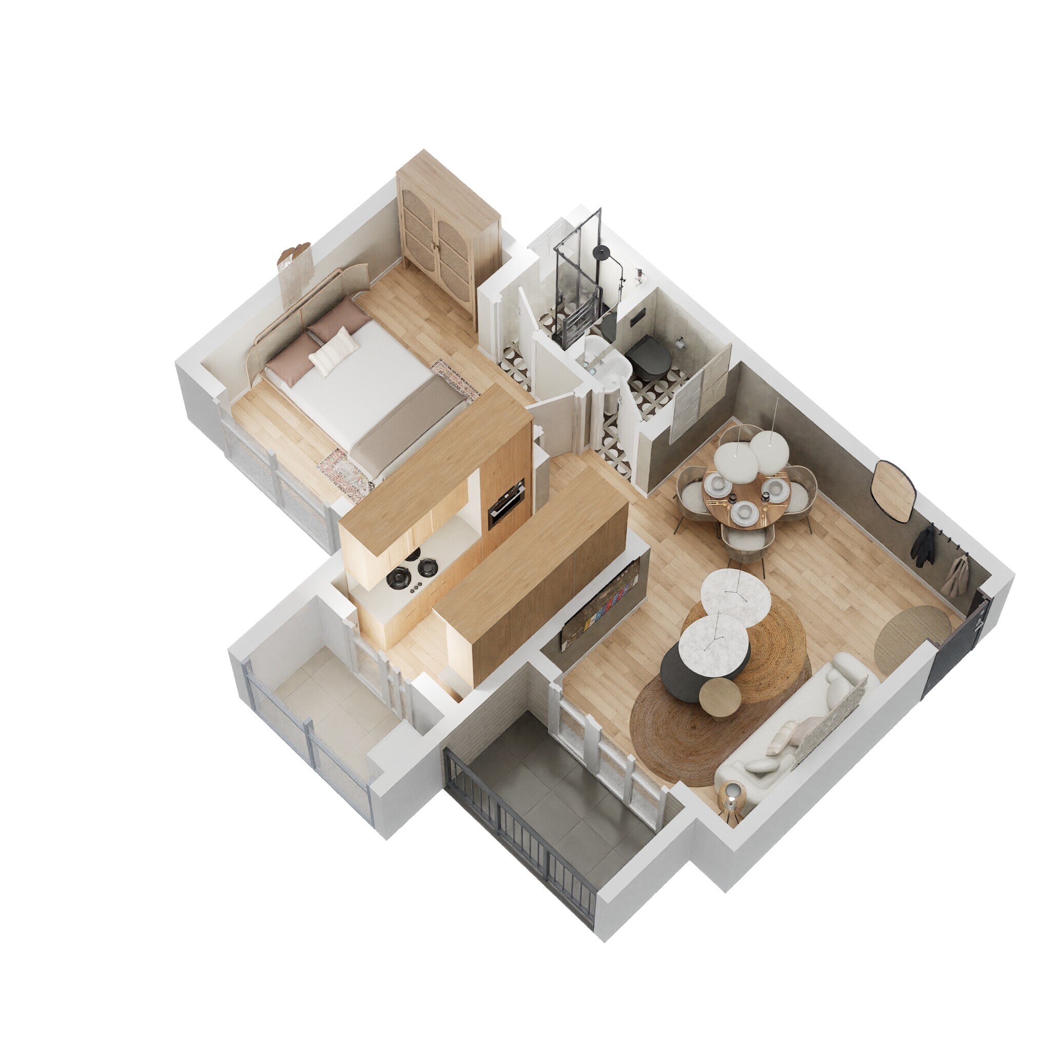 1 BHK 479 Sq. Ft. Apartment