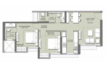  2 BHK Apartment at Lodha Casa Maxima, Mira Road – for Rent