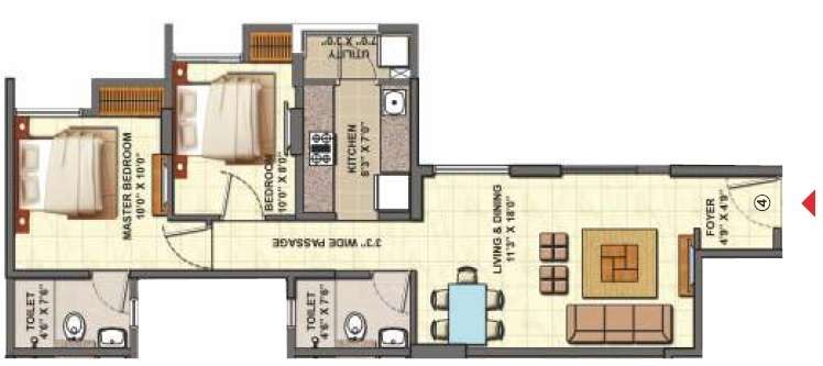 lodha casa urbano apartment 2 bhk 595sqft 20232413152450