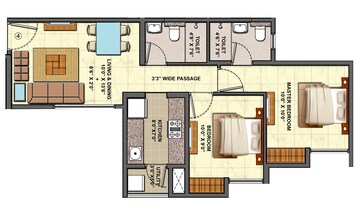  2 BHK Apartment at Lodha Casa Urbano, Dombivli East – for Rent