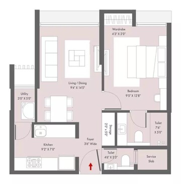  1 BHK Apartment at Lodha Casa Viva, Majiwada – for Sale