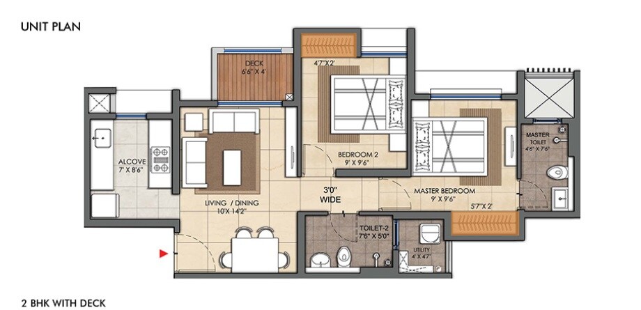  2 BHK Apartment at Lodha Codename Premier, Mangaon – for Sale