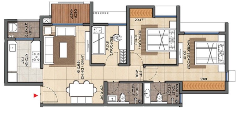 Other, lodha-codename-premier 3 Bedroom 759 Sq.Ft. Apartment In Mangaon Thane 9398268