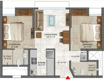  2 BHK Apartment at Lodha Crown Quality Homes Dombivli, Dombivli East – for Sale