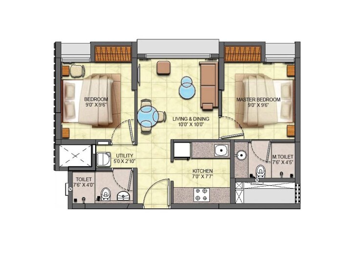 Other, lodha-crown-quality-homes 2 Bedroom 497 Sq.Ft. Apartment In Majiwada Thane 8654960