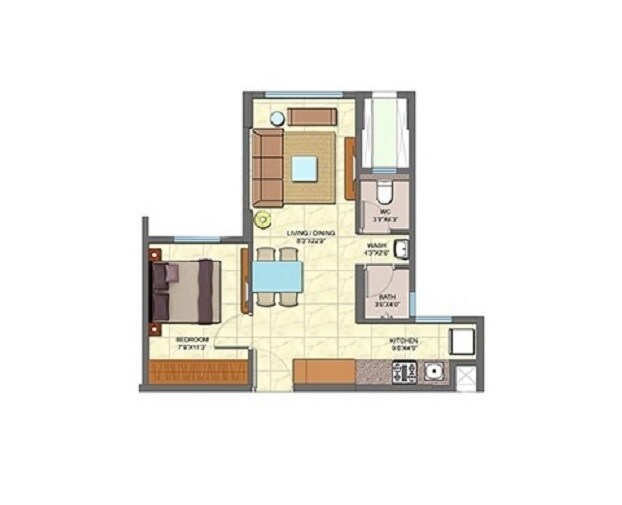 Other, lodha-crown-taloja-quality-homes 1 Bedroom 500 Sq.Ft. Apartment In Dombivli East Thane 9292467