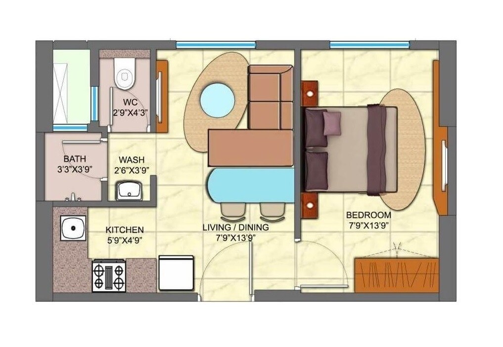 Other, lodha-crown-taloja-quality-homes 1 Bedroom 334 Sq.Ft. Apartment In Dombivli East Thane 9292572