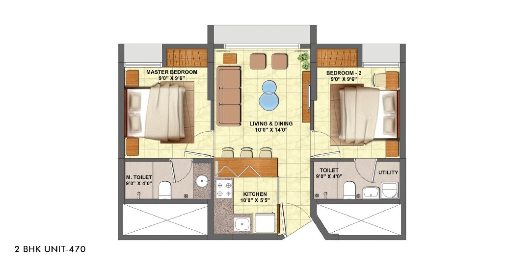 Other, lodha-crown-taloja-quality-homes 2 Bedroom 470 Sq.Ft. Apartment In Dombivli East Thane 7708667